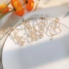 Wholesale of carefully selected Korean influencer ins pearl hair clips, style clips, headwear, side bangs hair clips, bb clips, and hair accessories details Picture